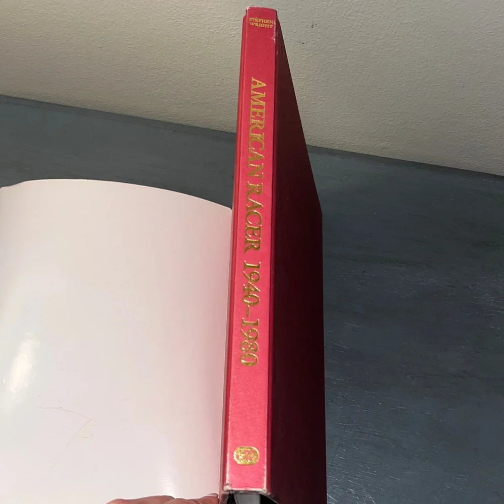 American Racer 1940-1980 Book by Stephen Wright Excellent Vintage Condition